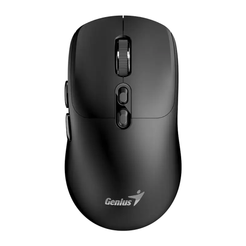 MOUSE Genius "NX-8080S", PC sau NB, wireless 2.4GHz, Bluetooth, optic, 1600 dpi, butoane/scroll 6/1, acumulator, buton Copilot, negru, "31030042400" (timbru verde 0.18 lei) 4710268262466 - imagine 2