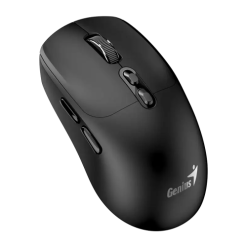 MOUSE Genius "NX-8080S", PC sau NB, wireless 2.4GHz, Bluetooth, optic, 1600 dpi, butoane/scroll 6/1, acumulator, buton Copilot, negru, "31030042400" (timbru verde 0.18 lei) 4710268262466