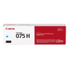 Toner Original Canon Cyan, CRG-075HC, pentruLBP646|LBP647|MF664|MF667, 2.5K, (timbru verde 1.2 lei),"6368C002AA"