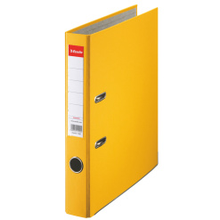 BIBLIORAFT PLASTIFIAT 5CM GALBEN ECONOMY ESSELTE