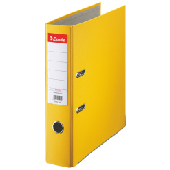 BIBLIORAFT PLASTIFIAT 7.5CM GALBEN ECONOMY ESSELTE