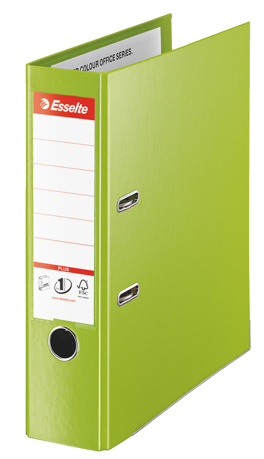 BIBLIORAFT PLASTIFIAT INT-EXT 8CM VERDE JUMBO PLUS ESSELTE