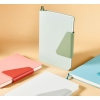 CAIET BIROU A5 96 FILE DICTANDO COPERTA PIELE SI CLAPETA ROZ NUSIGN DELI - imagine 5