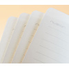 CAIET BIROU A5 96 FILE DICTANDO COPERTA PIELE SI CLAPETA ROZ NUSIGN DELI - imagine 3