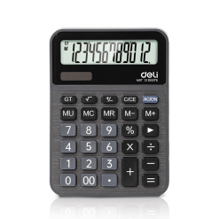 CALCULATOR BIROU 12DIG METAL M07 DELI