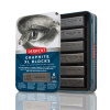 CARBUNE XL SOLUBIL GRAFIT CUTIE METAL 6/SET INKTENSE DERWENT - imagine 2