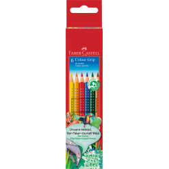 CREIOANE COLORATE 6 CULORI GRIP 2001 FABER-CASTELL
