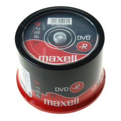 DVD-R 50/SET MAXELL 4.7GB 16X CAKE BOX