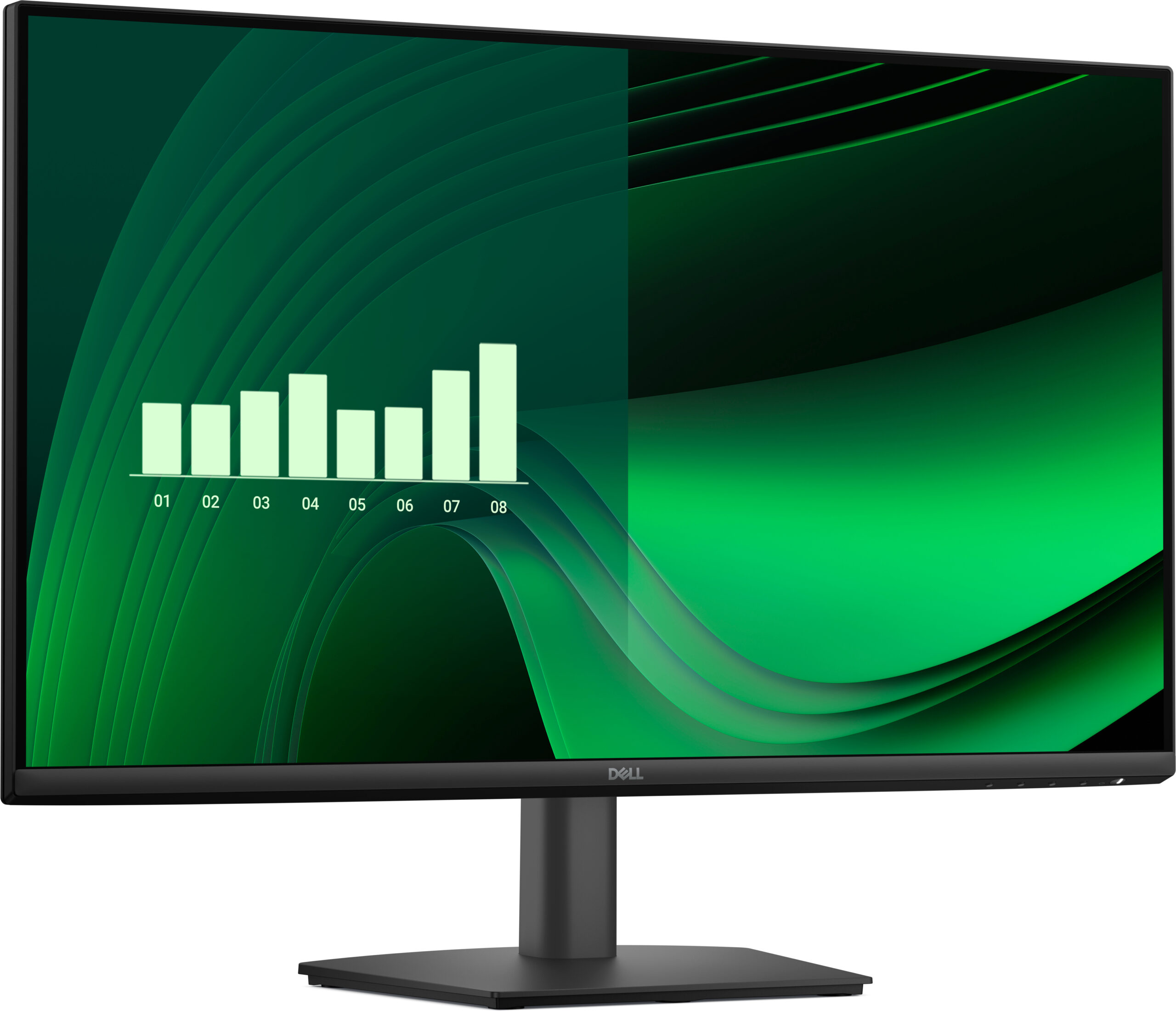 Dell Pro 27 Monitor - E2725HM 27" FHD 1920x1080 100Hz, 72% NTSC (CIE 1931), 81 PPI, 16:9, IPS, AG, 300 cd/m2, 1000:1, 178/178, 5ms/8ms, DP, HDMI, VGA,Tilt "E2725HM-05" (timbru verde 7 lei) - imagine 2