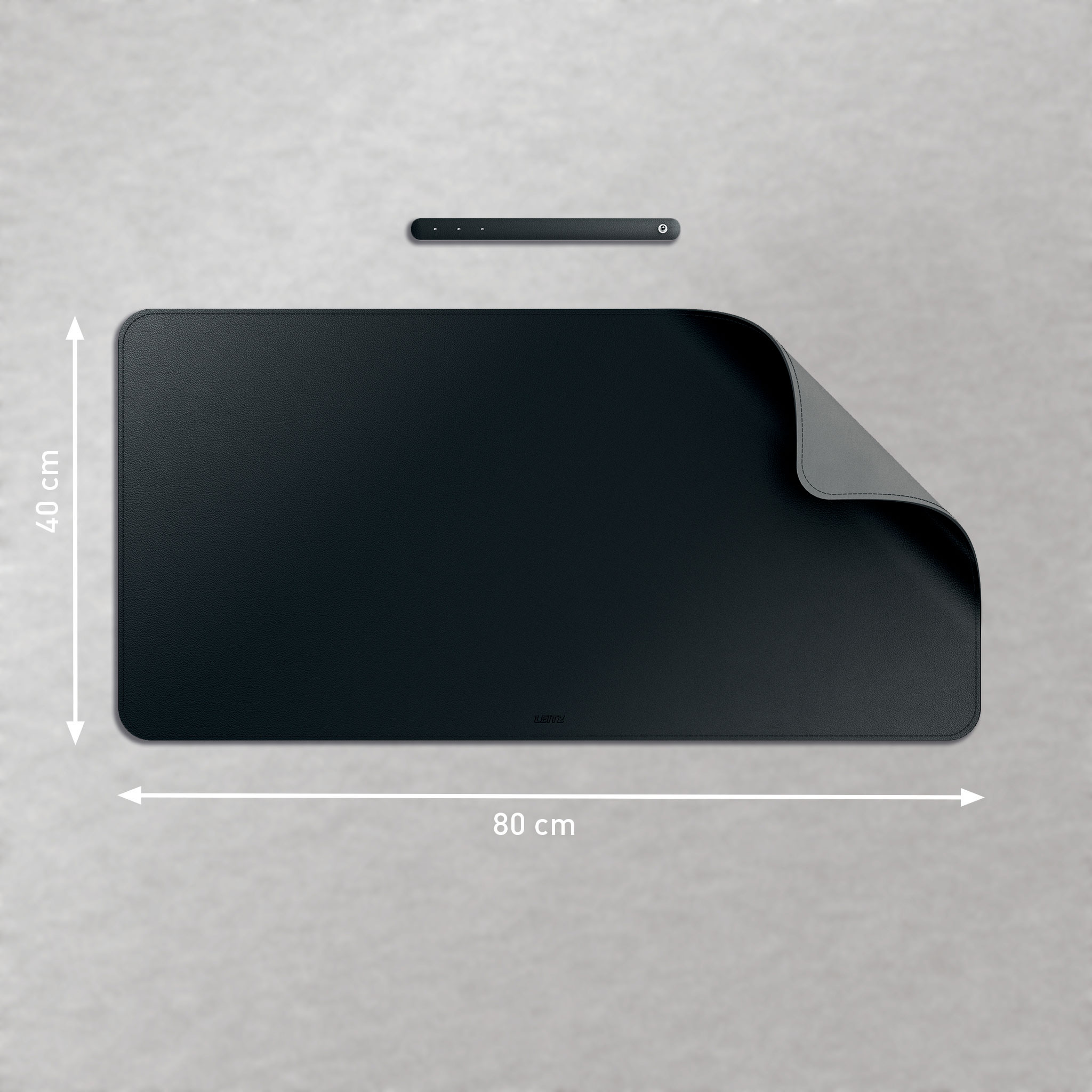 MAPA BIROU 80*40CM MATERIAL TEXTIL NEAGRA LEITZ - imagine 4