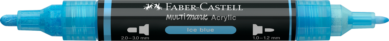 MARKER ACRILIC MULTIMARK CUL. 148 BLEU ICE FABER-CASTELL - imagine 2