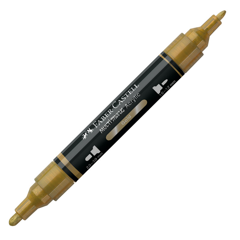 MARKER ACRILIC MULTIMARK CUL. 250 AURIU FABER-CASTELL