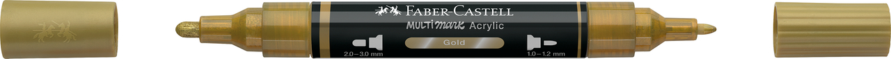 MARKER ACRILIC MULTIMARK CUL. 250 AURIU FABER-CASTELL - imagine 3