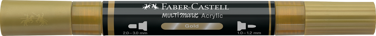 MARKER ACRILIC MULTIMARK CUL. 250 AURIU FABER-CASTELL - imagine 4