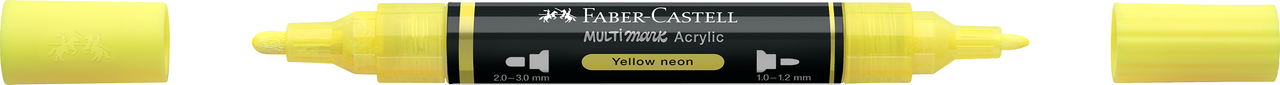 MARKER ACRILIC MULTIMARK CUL. 256 GALBEN NEON FABER-CASTELL - imagine 3