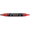 MARKER ACRILIC MULTIMARK CUL. 296 ROSU METALIZAT FABER-CASTELL - imagine 2