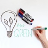 MARKER WHITEBOARD NEGRU 3MM ECO KORES - imagine 3