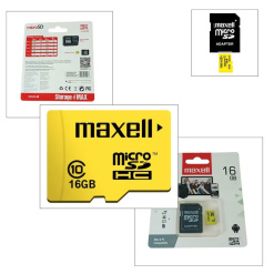 Alternative view of MEMORIE MICRO SDHC 16GB CLS10 CU ADAPTOR MAXELL
