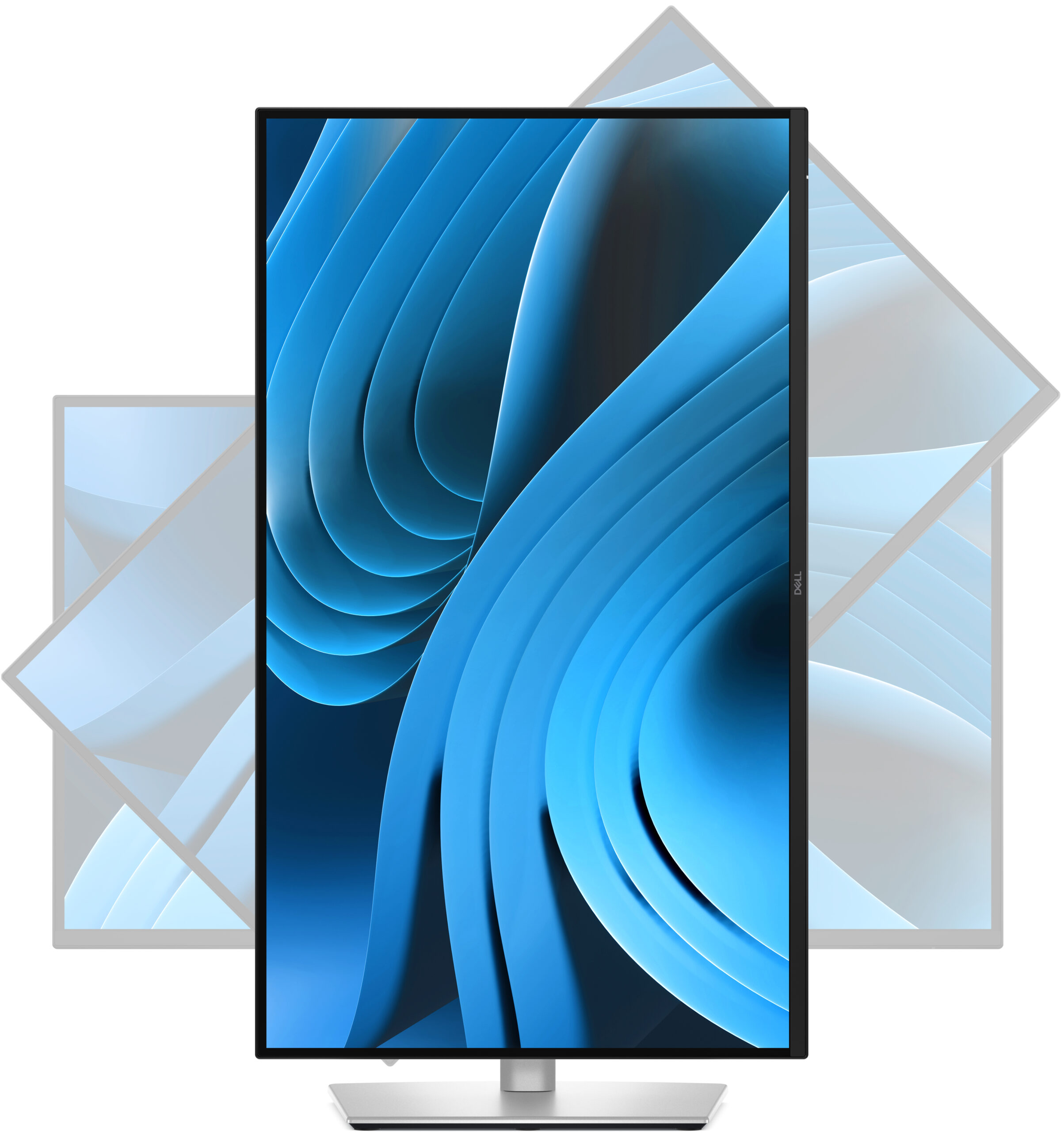 Dell Pro 27 Plus Monitor P2725D 27.0" QHD 2560x1440 100Hz, 99% sRGB(CIE 1931), 109 PPI, 16:09, IPS, AG, 350 cd/m2, 1500:1, 178/178, 5ms/8ms, DP, HDMI, USB Type-A, USB Type-B, USB-C, Height, Swivel, Tilt, Pivot "P2725D-05" (timbru verde 7 lei) - imagine 8