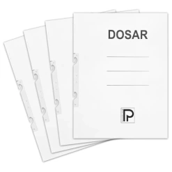 Dosar carton alb incopciat 1/1 - PAPERLAND