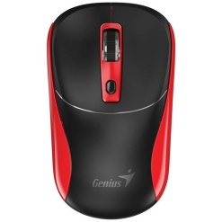 MOUSE Genius "NX-7123”, wireless, 2.4G, BlueEye, 1200 dpi, butoane/scroll 3/1, rosu, AAx1, "31030043402" (timbru verde 0.18 lei)