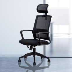 Alternative view of SCAUN BIROU EXECUTIVE SPATAR MESH, SIST ROTI NYLON, TETIERA 4503 DELI