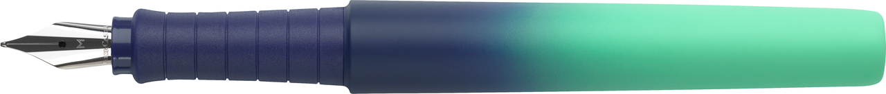 STILOU POLY PEN FLOW ALBASTRU-TURCOAZ M FABER-CASTELL - imagine 2