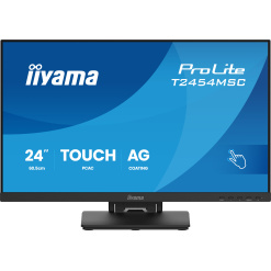 Alternative view of IIYAMA Monitor Touch T2454MSC-B3AG 24" InCell PCAP 10pt touchscreen monitor featuring IPS panel technology, Anti-Glare coating and a flexible stand "T2454MSC-B3AG" (timbru verde 7 lei)