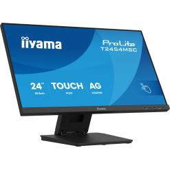 IIYAMA Monitor Touch T2454MSC-B3AG 24" InCell PCAP 10pt touchscreen monitor featuring IPS panel technology, Anti-Glare coating and a flexible stand "T2454MSC-B3AG" (timbru verde 7 lei)