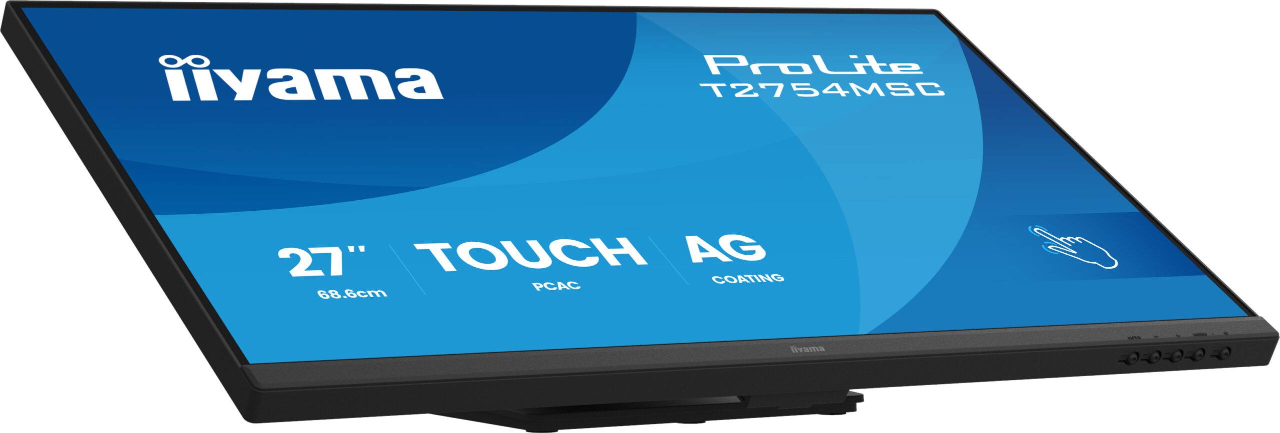 IIYAMA Monitor TOUCH T2754MSC-B2AG InCell PCAP 10pt touchscreen IPS 1920x1080 83Hz, 16:9, 300cd, 1000:1, 4ms, landscape, face-up "T2754MSC-B2AG" (timbru verde 7 lei) - imagine 6