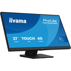 IIYAMA Monitor TOUCH T2754MSC-B2AG InCell PCAP 10pt touchscreen IPS 1920x1080 83Hz, 16:9, 300cd, 1000:1, 4ms, landscape, face-up "T2754MSC-B2AG" (timbru verde 7 lei)