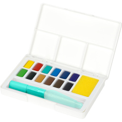 Alternative view of ACUARELE 12 CULORI TROPICAL CREATIVE STUDIO FABER-CASTELL