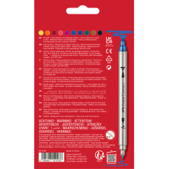 Alternative view of CARIOCA 10 CULORI GLITTER 2 CAPETE FABER-CASTELL