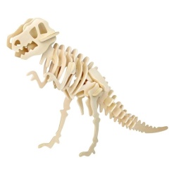 Alternative view of Puzzle lemn 3D - Dinozaur T-Rex, 2 foi, Colorarte, J014-2