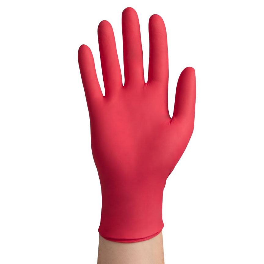 MANUSI NITRIL FARA PUDRA BERRY 100/SET XS - imagine 2