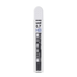 Mine grafit creion mecanic UL-SS-0.7, 0.7mm, HB, set 12 buc