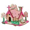 Puzzle lemn 3D - Casa Wakoutaku, 2 foi, Colorarte, P079-2 - imagine 3