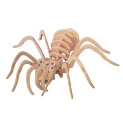 Alternative view of Puzzle lemn 3D - Tarantula, 2 foi, Colorarte, A013-2