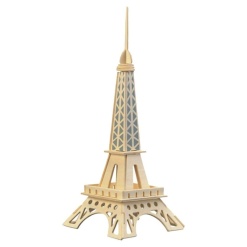 Alternative view of Puzzle lemn 3D - Turnul Eiffel, 2 foi, Colorarte, A025-2