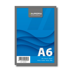 Blocnotes capsat, A6, 100 file - 60gsm, microperforatii, AURORA Office - matematica