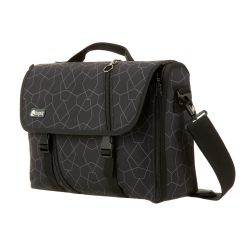 Geanta reversibila ZIPIT, cu husa laptop 14 inch - forme geometrice