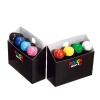 Marker UNI Posca Mop'r PCM22, varf rotund buretat, 3.0-19.0mm, set 8 culori - imagine 2