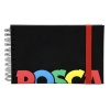 Sketchbook UNI Posca, A5, 96pag, cu spira, 3 tipuri de hartie (negru / alb / kraft) 100g/m2 - imagine 2