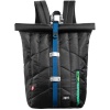 Rucsac ZIPIT Puffer Premium - negru (curea gri)