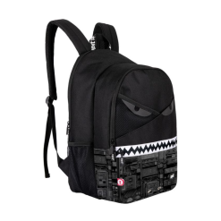 Rucsac ZIPIT Razor cu 2 compartimente + 1 compartiment cu incuietoare - Black Tech