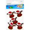 Accesorii creatie - ren fetru autoadeziv, set 5 buc, Craft with Fun, 480009 - imagine 2