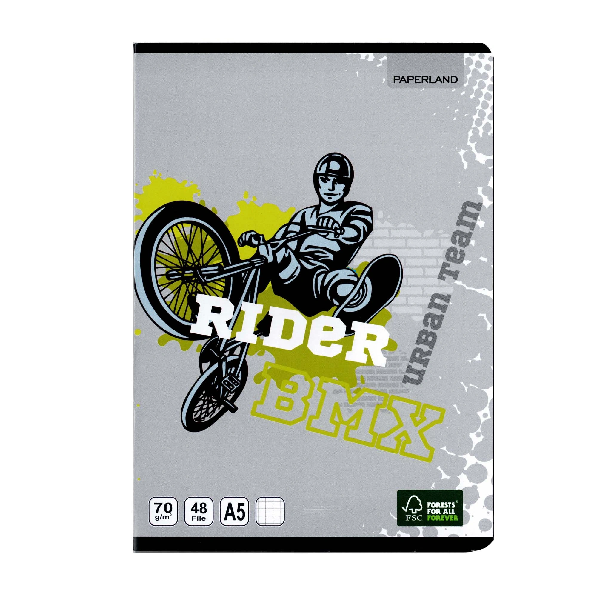 CAIET A5 48 FILE, 70GR. (AR,DR,VE) - PAPERLAND Premium - imagine 5