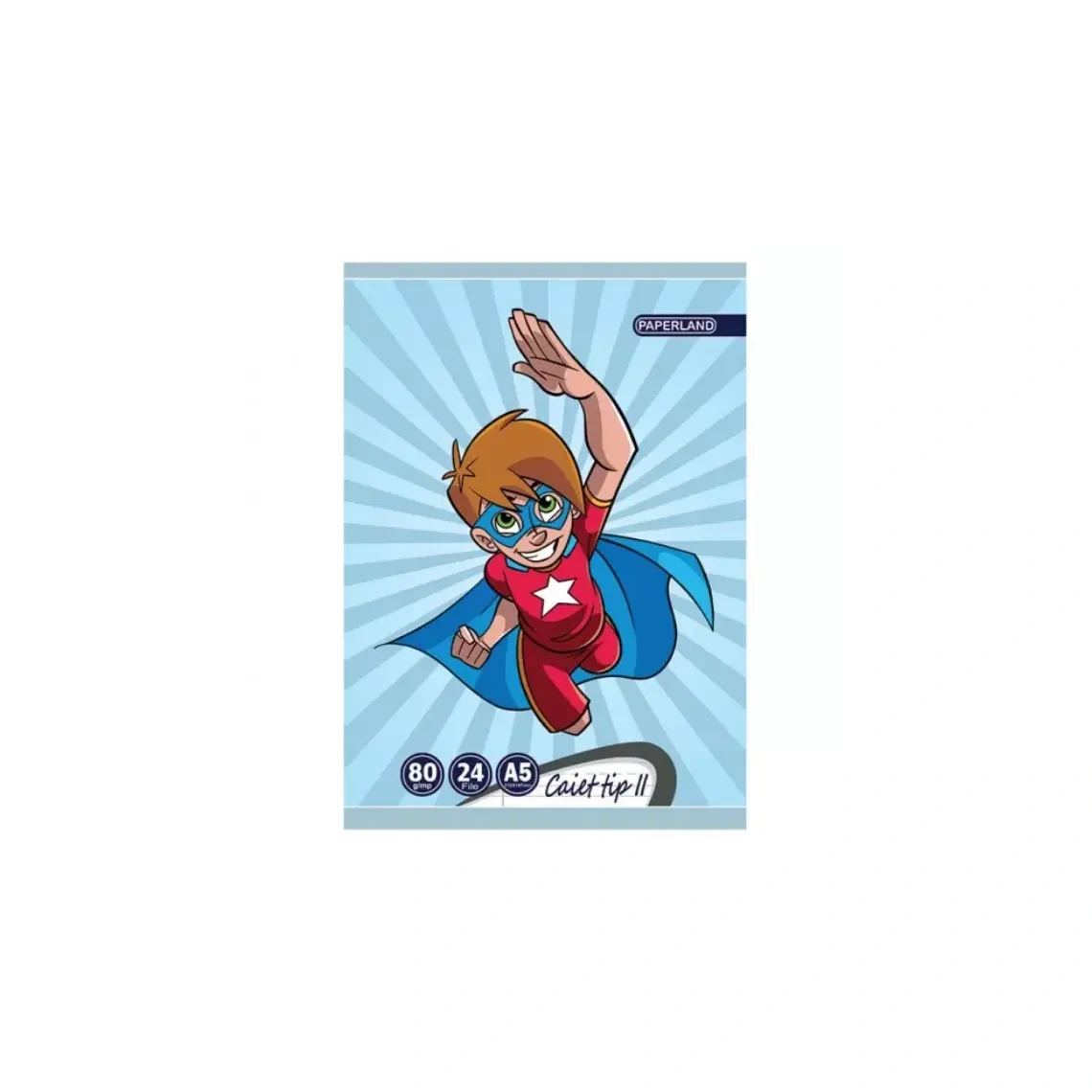 CAIET A5 TIP II, 24 FILE, 80GR. - PAPERLAND Premium - imagine 4