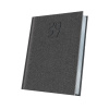 AGENDA DATATA A5 352PAG PREMIUM DELUXE BARD COPERTA PIELE SINTETICA GRI FOLIO ARGINTIU 2027