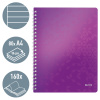 CAIET BIROU SPIRA A4 DICTANDO MOV COPERTA PP WOW LEITZ - imagine 3